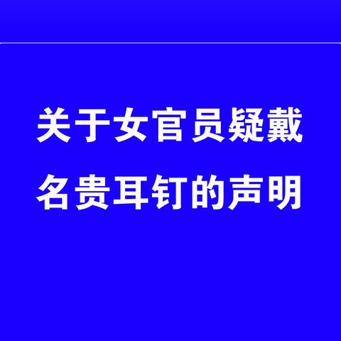关于女官员疑戴名贵耳钉事件的多维透视